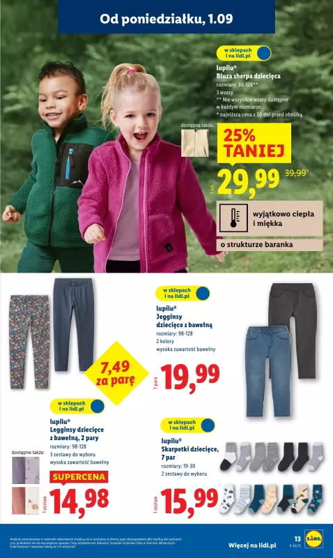 Lidl - gazetka promocyjna Katalog od poniedziałku 01.09 do soboty 06.09 - strona 13
