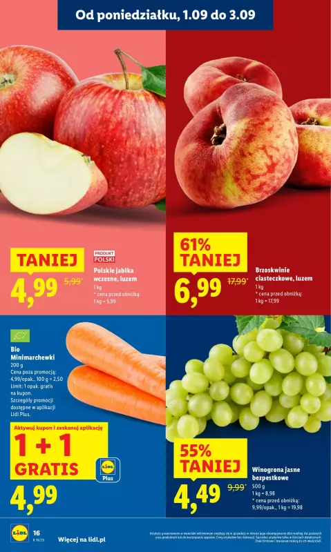 Lidl - gazetka promocyjna Oferta od poniedziałku od poniedziałku 01.09 do środy 03.09 - strona 20