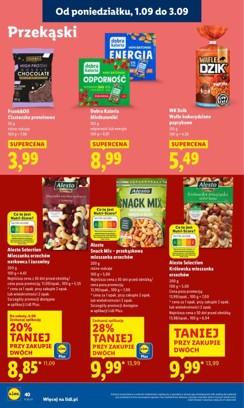 Lidl - gazetka promocyjna Oferta od poniedziałku od poniedziałku 01.09 do środy 03.09 - strona 46