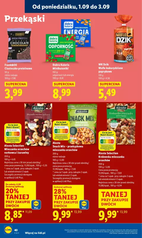 Lidl - gazetka promocyjna Oferta od poniedziałku od poniedziałku 01.09 do środy 03.09 - strona 46