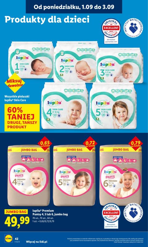 Lidl - gazetka promocyjna Oferta od poniedziałku od poniedziałku 01.09 do środy 03.09 - strona 50