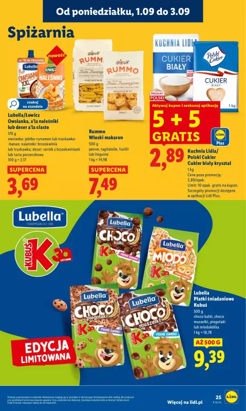 Lidl - gazetka promocyjna Oferta od poniedziałku od poniedziałku 01.09 do środy 03.09 - strona 29