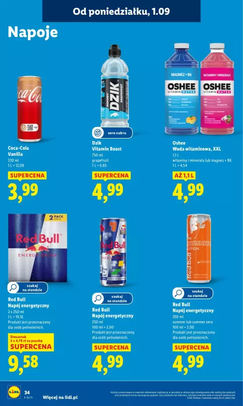 Lidl - gazetka promocyjna Oferta od poniedziałku od poniedziałku 01.09 do środy 03.09 - strona 38