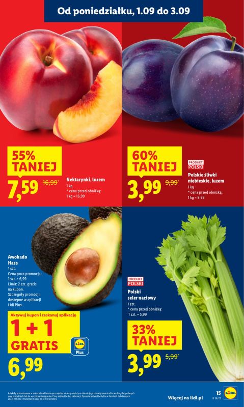 Lidl - gazetka promocyjna Oferta od poniedziałku od poniedziałku 01.09 do środy 03.09 - strona 19