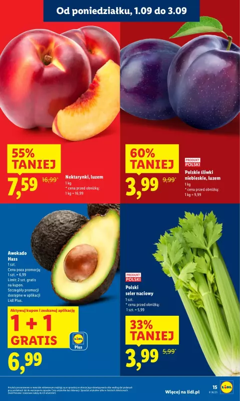 Lidl - gazetka promocyjna Oferta od poniedziałku od poniedziałku 01.09 do środy 03.09 - strona 19