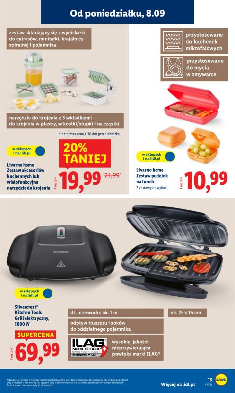 Lidl - gazetka promocyjna Katalog od poniedziałku 08.09 do soboty 13.09 - strona 15