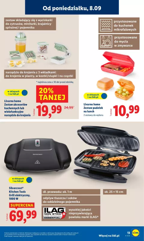 Lidl - gazetka promocyjna Katalog od poniedziałku 08.09 do soboty 13.09 - strona 15