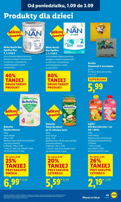 Lidl - gazetka promocyjna Oferta od poniedziałku od poniedziałku 01.09 do środy 03.09 - strona 51