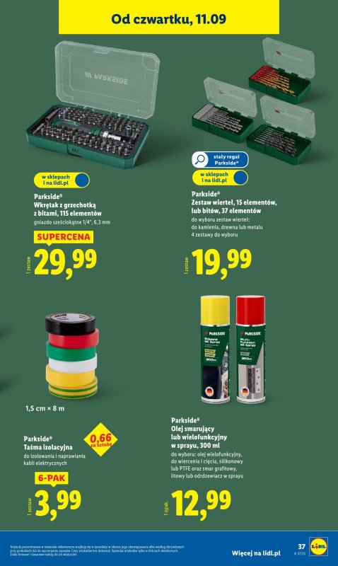 Lidl - gazetka promocyjna Katalog od poniedziałku 08.09 do soboty 13.09 - strona 39