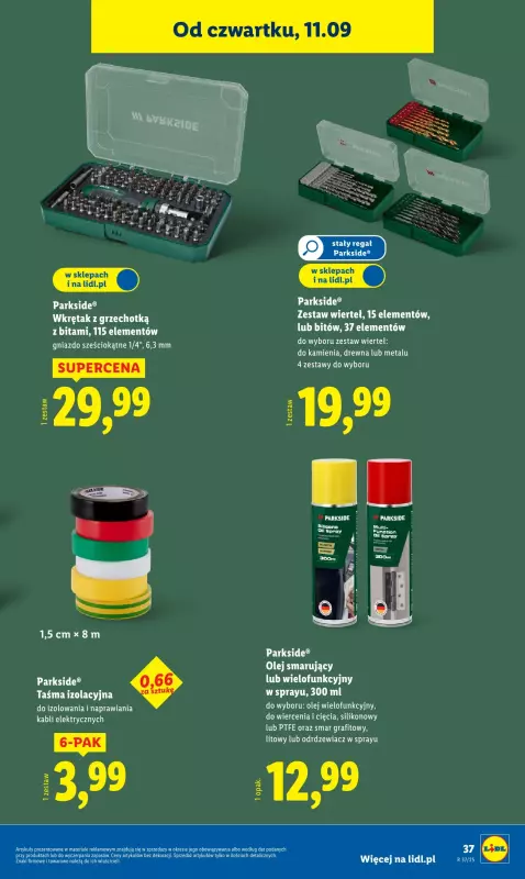Lidl - gazetka promocyjna Katalog od poniedziałku 08.09 do soboty 13.09 - strona 39