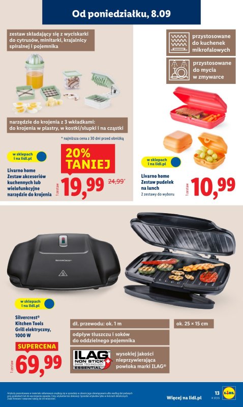 Lidl - gazetka promocyjna Katalog od poniedziałku 08.09 do soboty 13.09 - strona 15