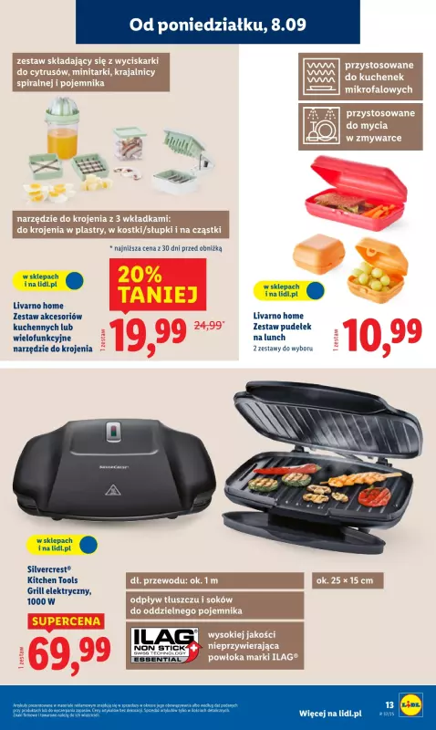 Lidl - gazetka promocyjna Katalog od poniedziałku 08.09 do soboty 13.09 - strona 15