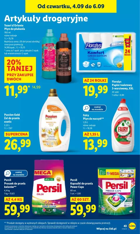 Lidl - gazetka promocyjna Oferta od czwartku od czwartku 04.09 do soboty 06.09 - strona 51