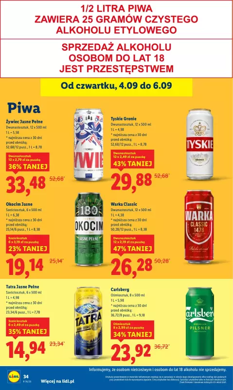 Lidl - gazetka promocyjna Oferta od czwartku od czwartku 04.09 do soboty 06.09 - strona 40