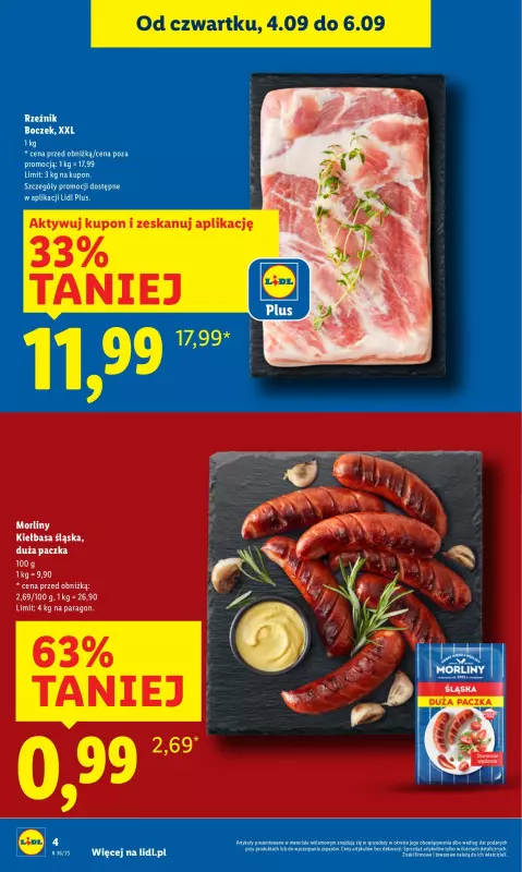 Lidl - gazetka promocyjna Oferta od czwartku od czwartku 04.09 do soboty 06.09 - strona 4