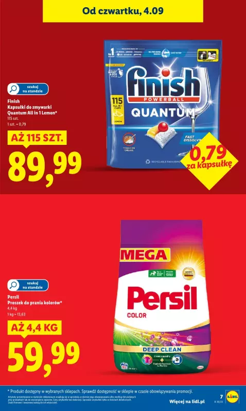 Lidl - gazetka promocyjna Oferta od czwartku od czwartku 04.09 do soboty 06.09 - strona 7