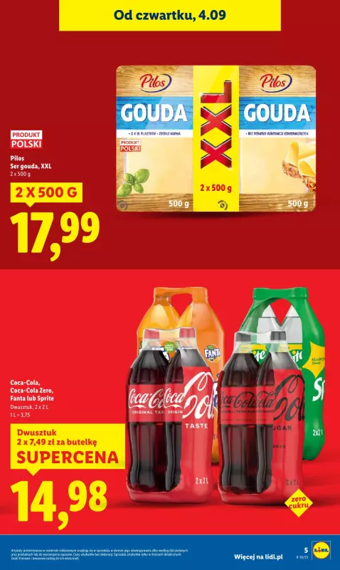 Lidl - gazetka promocyjna Oferta od czwartku od czwartku 04.09 do soboty 06.09 - strona 5