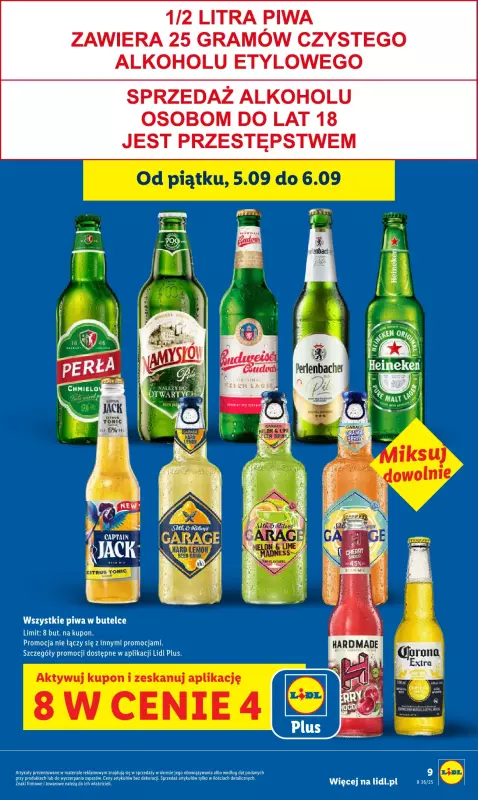 Lidl - gazetka promocyjna Oferta od czwartku od czwartku 04.09 do soboty 06.09 - strona 9