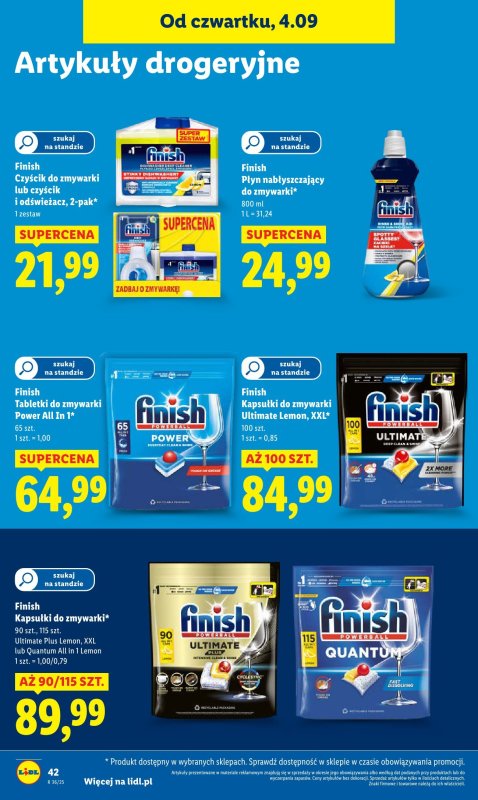 Lidl - gazetka promocyjna Oferta od czwartku od czwartku 04.09 do soboty 06.09 - strona 52