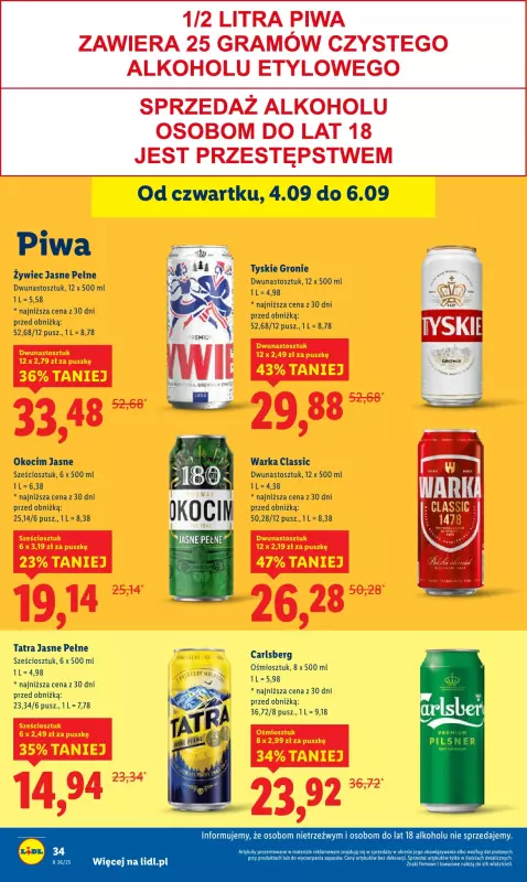 Lidl - gazetka promocyjna Oferta od czwartku od czwartku 04.09 do soboty 06.09 - strona 44