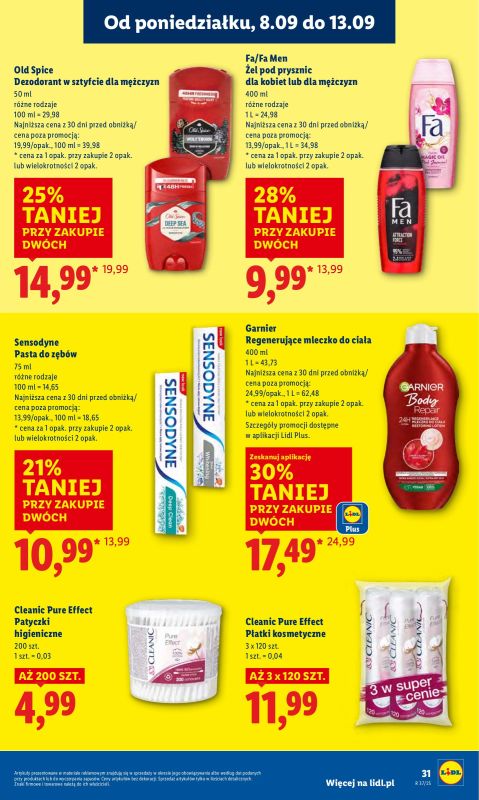 Lidl - gazetka promocyjna Oferta od poniedziałku od poniedziałku 08.09 do środy 10.09 - strona 33