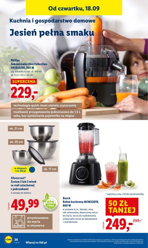 Lidl - gazetka promocyjna Katalog od poniedziałku 15.09 do soboty 20.09 - strona 32