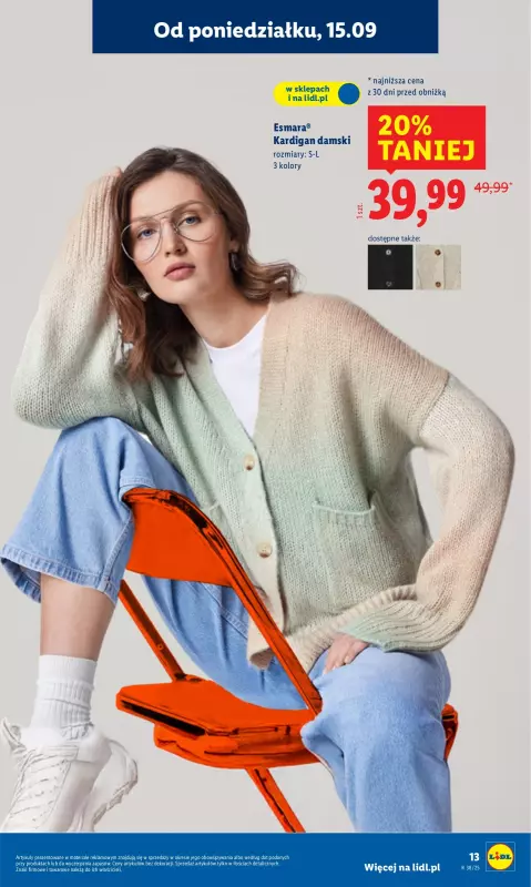 Lidl - gazetka promocyjna Katalog od poniedziałku 15.09 do soboty 20.09 - strona 15