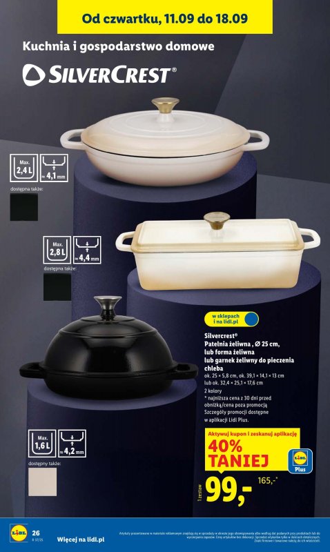 Lidl - gazetka promocyjna Katalog od poniedziałku 08.09 do soboty 13.09 - strona 30