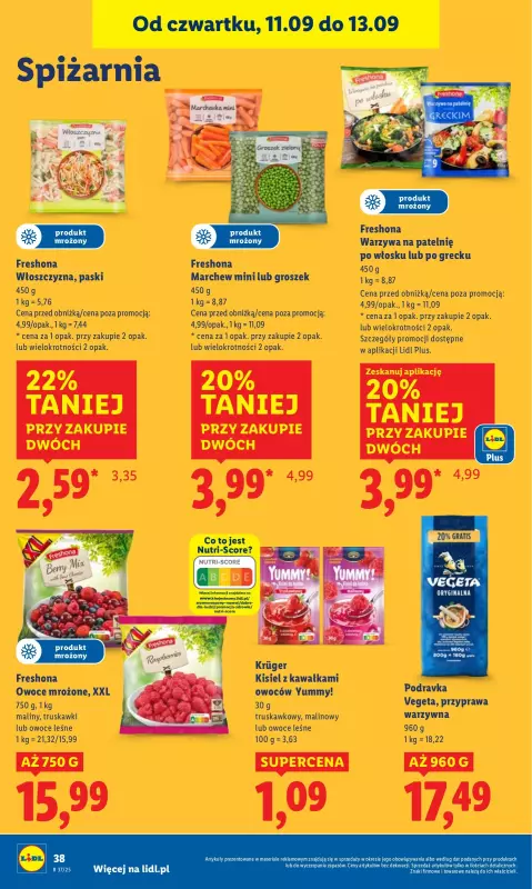 Lidl - gazetka promocyjna Oferta od czwartku od czwartku 11.09 do soboty 13.09 - strona 44