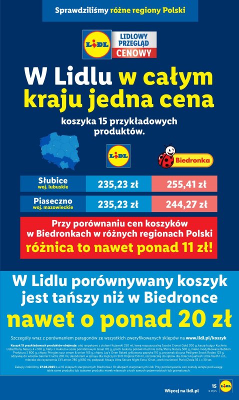 Lidl - gazetka promocyjna Oferta od czwartku od czwartku 11.09 do soboty 13.09 - strona 15