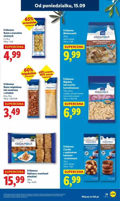 Lidl - gazetka promocyjna Oferta od poniedziałku od poniedziałku 15.09 do środy 17.09 - strona 25