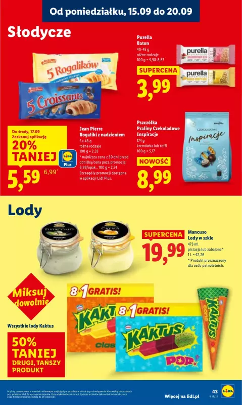 Lidl - gazetka promocyjna Oferta od poniedziałku od poniedziałku 15.09 do środy 17.09 - strona 49