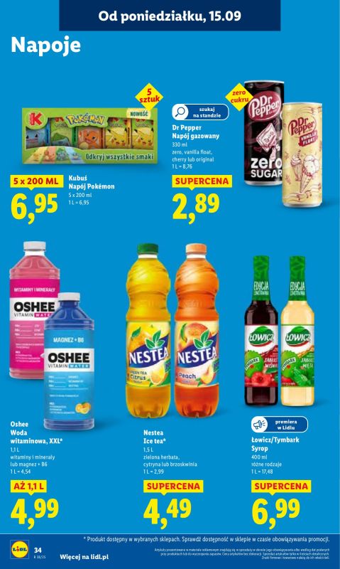 Lidl - gazetka promocyjna Oferta od poniedziałku od poniedziałku 15.09 do środy 17.09 - strona 38