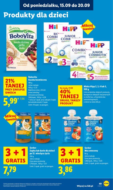 Lidl - gazetka promocyjna Oferta od poniedziałku od poniedziałku 15.09 do środy 17.09 - strona 55