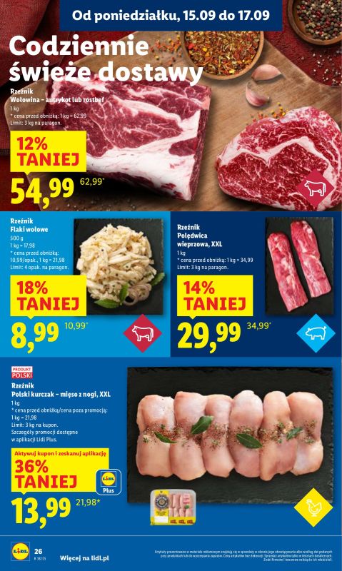 Lidl - gazetka promocyjna Oferta od poniedziałku od poniedziałku 15.09 do środy 17.09 - strona 28