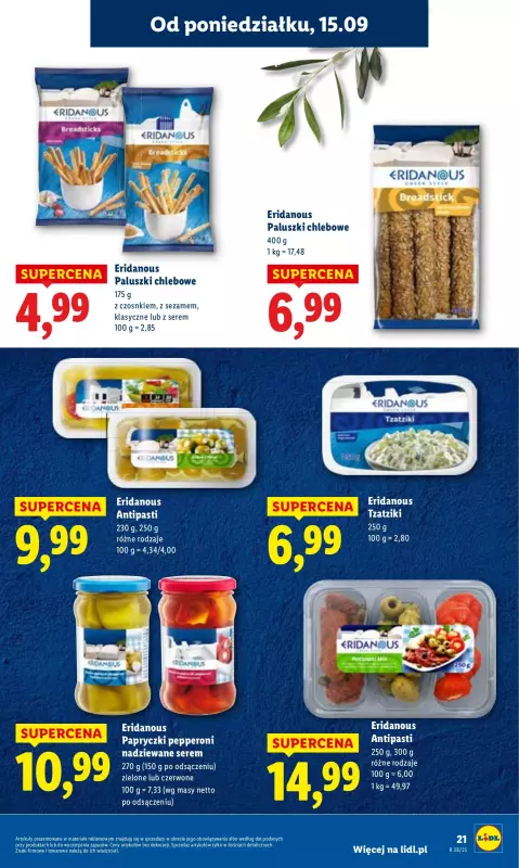 Lidl - gazetka promocyjna Oferta od poniedziałku od poniedziałku 15.09 do środy 17.09 - strona 23