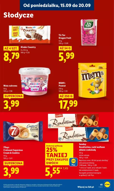 Lidl - gazetka promocyjna Oferta od poniedziałku od poniedziałku 15.09 do środy 17.09 - strona 47