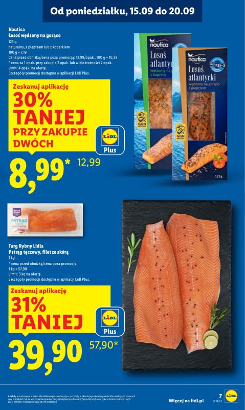 Lidl - gazetka promocyjna Oferta od poniedziałku od poniedziałku 15.09 do środy 17.09 - strona 7