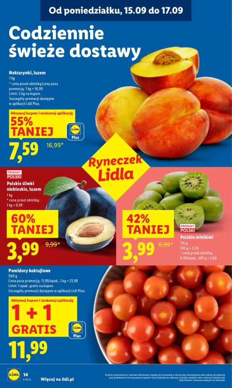 Lidl - gazetka promocyjna Oferta od poniedziałku od poniedziałku 15.09 do środy 17.09 - strona 16