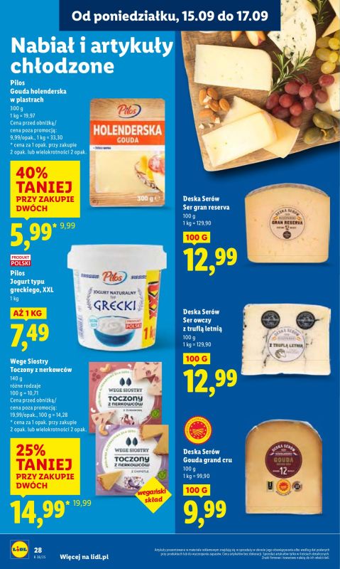Lidl - gazetka promocyjna Oferta od poniedziałku od poniedziałku 15.09 do środy 17.09 - strona 30