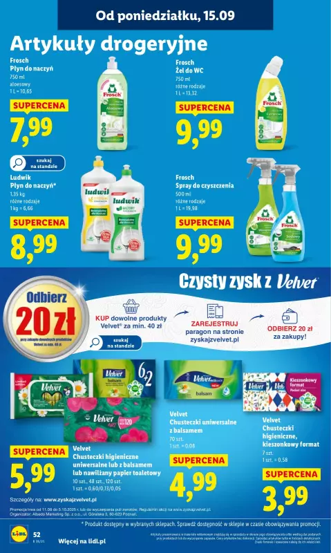 Lidl - gazetka promocyjna Oferta od poniedziałku od poniedziałku 15.09 do środy 17.09 - strona 58