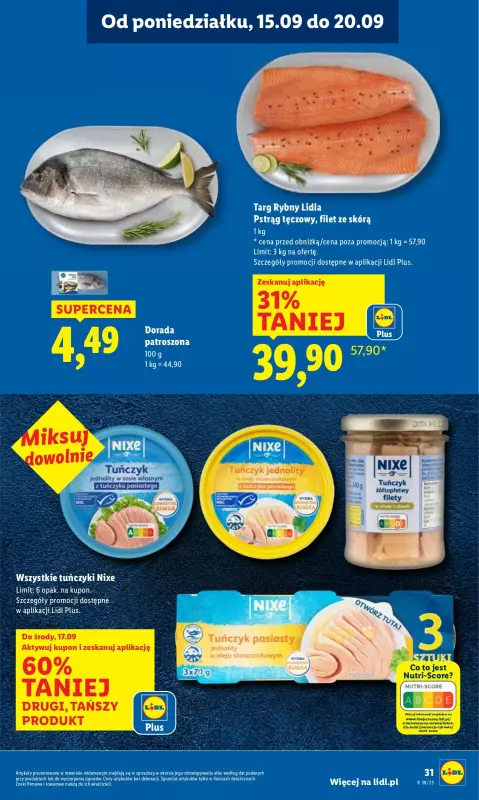 Lidl - gazetka promocyjna Oferta od poniedziałku od poniedziałku 15.09 do środy 17.09 - strona 33