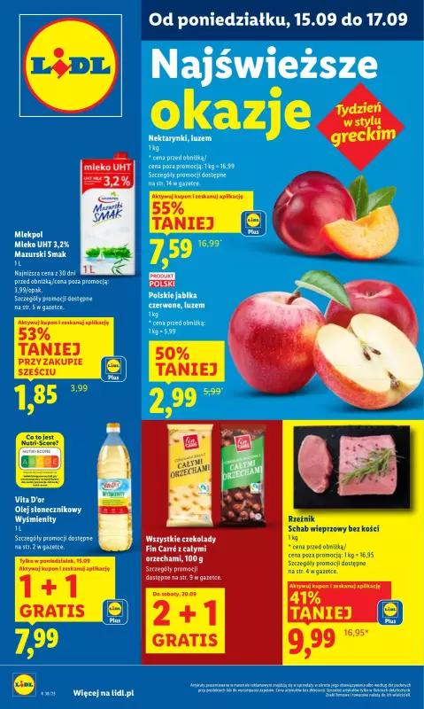 Lidl - gazetka promocyjna Oferta od poniedziałku  