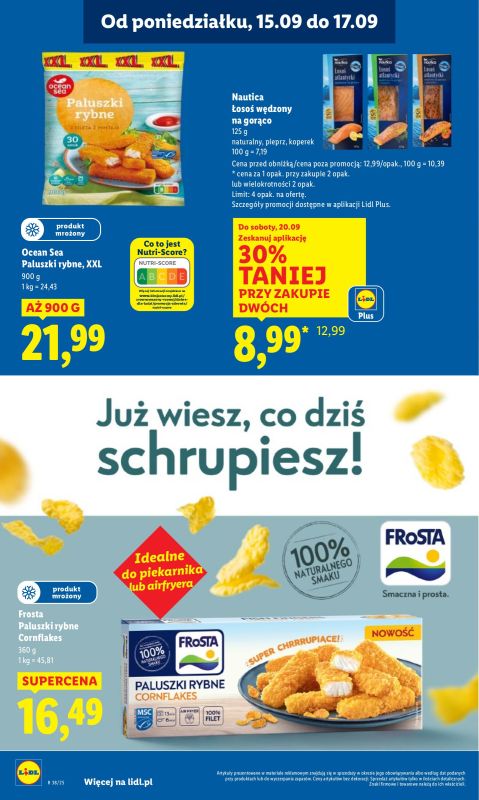 Lidl - gazetka promocyjna Oferta od poniedziałku od poniedziałku 15.09 do środy 17.09 - strona 34