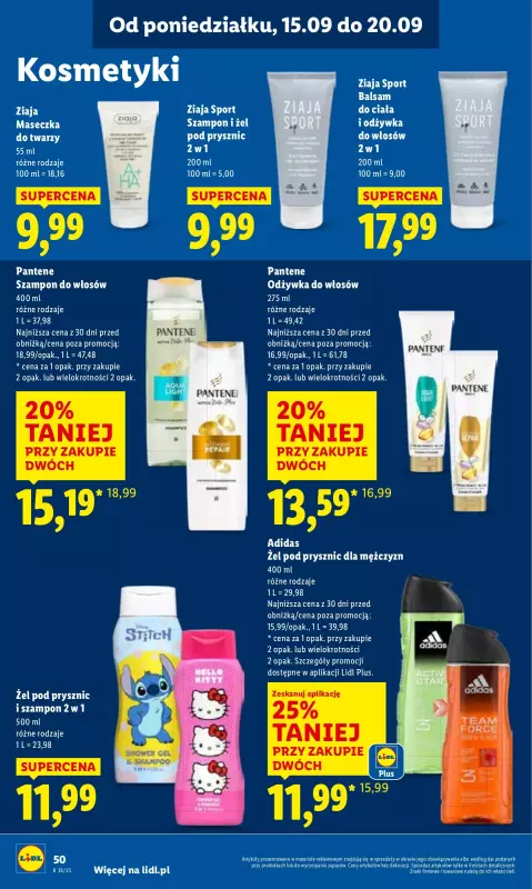Lidl - gazetka promocyjna Oferta od poniedziałku od poniedziałku 15.09 do środy 17.09 - strona 56