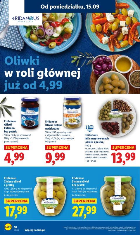 Lidl - gazetka promocyjna Oferta od poniedziałku od poniedziałku 15.09 do środy 17.09 - strona 20