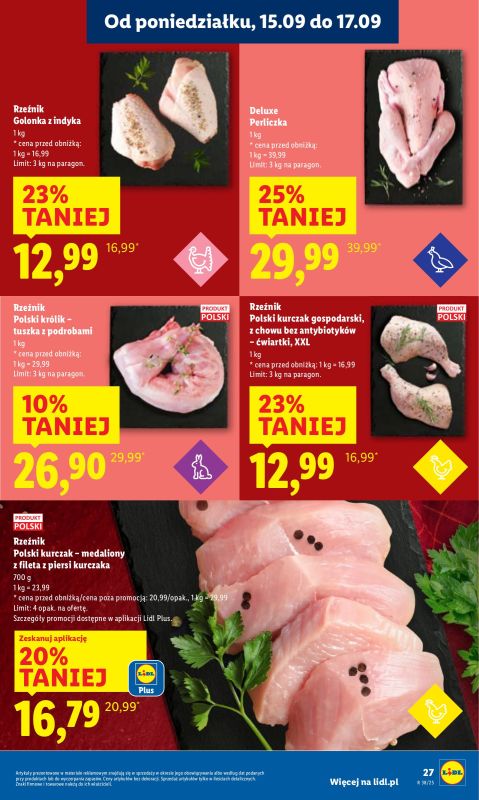 Lidl - gazetka promocyjna Oferta od poniedziałku od poniedziałku 15.09 do środy 17.09 - strona 29