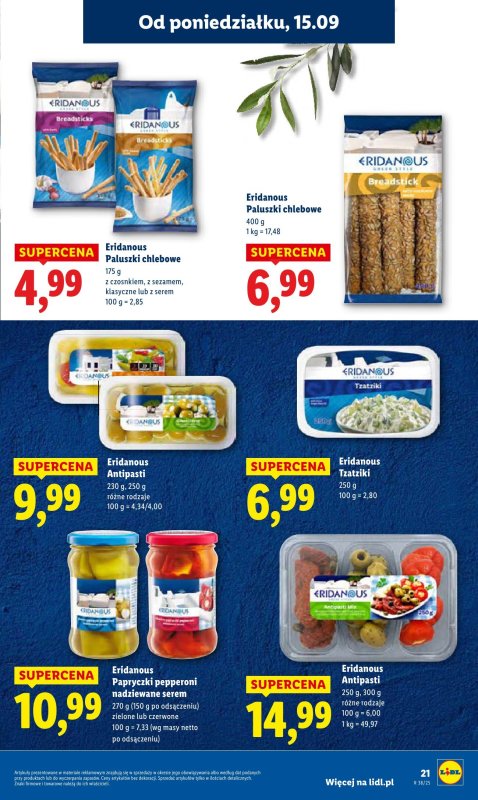 Lidl - gazetka promocyjna Oferta od poniedziałku od poniedziałku 15.09 do środy 17.09 - strona 23