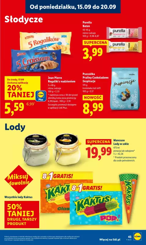 Lidl - gazetka promocyjna Oferta od poniedziałku od poniedziałku 15.09 do środy 17.09 - strona 49