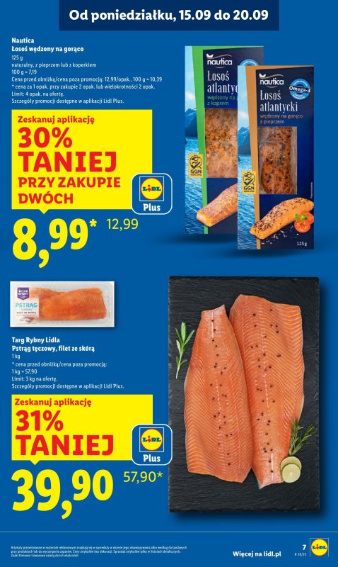 Lidl - gazetka promocyjna Oferta od poniedziałku od poniedziałku 15.09 do środy 17.09 - strona 7